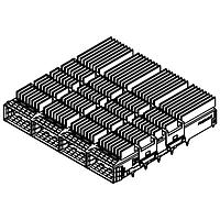 Amphenol Commercial Products UE36-B46200-06A3A QSFP-DD QSFP DD ケージ 1X4 w/ HS フィンピン h=6.5mm