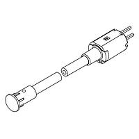 BIVAR FLPV5.0-SBC Flexible Light Pipes with LEDs Flexible Light Pipe Assembly, 1mm. Fiber Optic Core, Vertical, 4.2mm. Dia. Low Profile Lens, 5.0in. Length, 3mm LED, Super Bi-Color Red/Green
