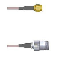 Amphenol Custom Cable Q-3B0200005108i RF Cable Assemblies SMA-SP/N-SJ G316 108I