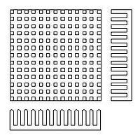 Tản nhiệt anod đen thành phần CTS Electronic Components BDN17-3CB/A01