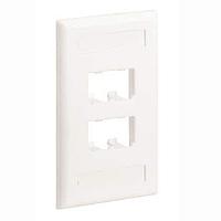 Mặt ổ cắm 4 cổng 1 gang cổ điển cho ống đi dây và rãnh cáp Panduit CFPL4IW-LY