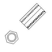 Đệm Lục Giác HEX 4-40X.75 Eagle Plastic Devices 561-L4.75