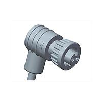 Amphenol LTW AD-02BFFM-LR6A04 Sensor Cables / Actuator Cables Ceres, Mini Size, Plastic, 5A, 02 pins, Female Connector, Female Contact, Right Angle, 2 Points Lock, Overmolded, Length 4000mm, IP66