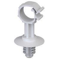 Essentra Components SCCBH-SE-8-19 Cable Mounting & Accessories Standoff Clamp, 8 mm Spacer, Natural