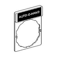 SCHNEIDER ZBY2385 Switch Hardware STD LGND HLDR MARKED AUTO-O- HAND