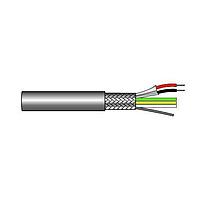 Alpha Wire 9853C SL005 Coaxial Cables 20 AWG 7/28 3 Conductor 300V Foil/Braid, PP, PVC 100 ft Spool, Slate