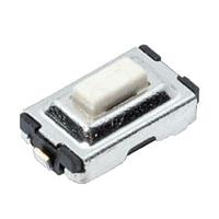 C&K PTS636 SM25F SMTR LFS タクタイルスイッチ タクト 50mA 12VDC、6.0x3.5、2.5mm H、180gf、Fリード、グランドピンなし、ホワイトアクチュエーター