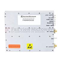 Fairview FMAM5032 48 dB Gain High Power High Gain Amplifier at 50 Watt Psat Operating From 500 MHz to 3 GHz with 52 dBm IP3 and SMA