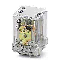 PHOENIX CONTACT 2909056 Sensor Cables / Actuator Cables Plug-in high-power relay with power contacts 3 changeover contacts coil voltage: 125 V DC