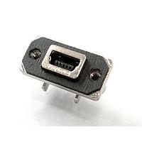 Đầu nối Mini USB Loại B MINI-B VERT PCB RECP Amphenol Commercial Products MUSB-B551-041