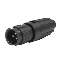 CONXALL W8382-3PG-P-519 Connectors 3#16 M Long Backshell .19 Grommet Size