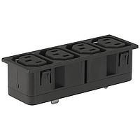 Ổ cắm 4752 QUADBLOC 10A 70 Schurter 4752.5200