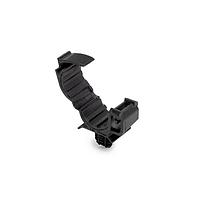 HellermannTyton 151-04077 Clamps Soft-Grip Ratchet O-Clamp, Fir Tree Mount, 0.61 - 0.79" Bundle, 9x17 mm Hole Dia, PA66HIRHSUV/TPE, Black, 1000/ctn