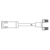 BIVAR SMFLP5-48.0 Flexible Light Pipes Flexible Light Pipe Assembly, Vertical SMD Adapter, 1mm. Fiber Optic Core, 7mm. Dia. Low Profile Lens, 48.0in. Length