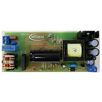 Infineon DEMO2QR1080GTOBO1 AC/DC Primary/Secondary Side Controller - Flyback This is the 28 W 12V demo board designed in a quasi resonant flyback converter topology using ICE2QR1080G Quasi-resonant CoolSET .The target applications of ICE2QR1080G are set-top box, portable game controller, Blue-Ray/DVD player, netbook adapter