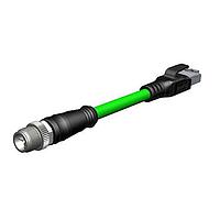 Molex 1203411046 Ethernet Cables / Networking Cables CSE M12 CAT6A RJ45 MA STR TPE 35M-ID