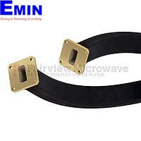 Fairview SMW90TF006-12 WR-90 Twistable Flexible Waveguide in 12 Inch Using CPR-90G Flange With a 8.2 GHz to 12.4 GHz Frequency Range