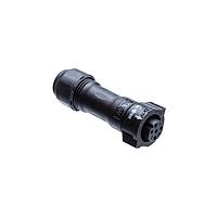 Amphenol LTW BB-02BFFA-QL8SNP Standard Circular Connector X-Lok, Standard Size, Plastic, 10A, 02 pins, Female Connector, Female Contact, Straight, Push Lock, Crimp, Field Installable without Pin, F5.0 - F6.0mm, IP68