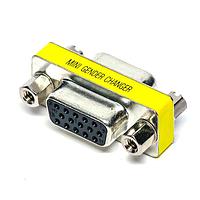 Bộ chuyển đổi D-Sub & Đổi giới tính 15 chân cái-cái HD GNDR CNGR có vít UNC 4-40 Amphenol CONEC DAH1SSAAX01A