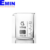 WITEG 5 500 800 B Beaker low form with spout and Witeg logo (800ml; 10 pcs)
