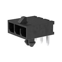 Molex 215760-2002 PCB Receptacle Micro-Fit+ RA Header 2 Circuits Black