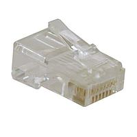 Đầu nối mô-đun / Đầu nối Ethernet 10 cái CAT5 Đầu nối mô-đun, dây đặc Tripp Lite N030-010