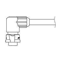 CONXALL CARA63805SP07990 Specialized Cables Mini-Con-X Insta-Click 5#16 Socket Right Angle 79"