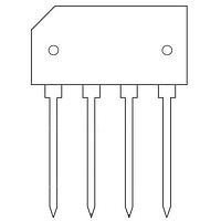 Micro Commercial Components (MCC) GBL402-BPC01 Single Phase Bridge 4A 200Vr 140Vrms 200V 150A 1.0V