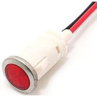 Mallory Sonalert FL1P-12QW-2-R2V Indicators LED RED 12MM SNAP 2VAC/DC