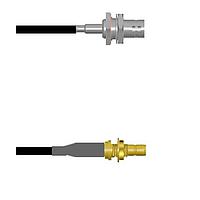 Amphenol Custom Cable Q-0403M0003120i RF Cable Assemblies BNC-SJB/SMB-SJB G174 120I