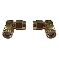 Bộ chuyển đổi RF - Bộ chuyển đổi RF nối tiếp SMA (Đực) sang SMA (Đực) Góc vuông phải RF Solutions ADP-SMAM-SMAM90