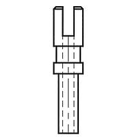 Mill-Max 2107-4-01-01-00-00-07-0 Slotted 200u SN/PB OVER NI