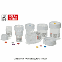 Simport SP.M961.120 Specimen Container HistoTainer II Prefilled, 120ml, White