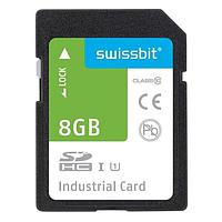 Thẻ SD Công nghiệp SD Card, S-46, 8 GB, Flash PSLC, -40C đến +85C Swissbit SFSD8192L3BM1TO-I-GE-2DP-STD
