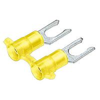 Panduit PN10-8LF-2K Spade LOCK-FRK 12-10 #8 NYL YEL