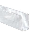 HellermannTyton 184-24003 High Density Slotted Wall Wiring Duct HDSWWD 2X4 W/ADH WH 120/CT
