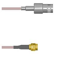 Amphenol Custom Cable Q-0303B0005108i RF Cable Assemblies BNC-SJ/SMA-SP G316 108I