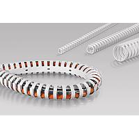 HellermannTyton 164-11008 Wire Ducting & Raceways HelaDuct Flex10 Wiring Duct, 0.39" Dia., 19.7" Length, Non-Adhesive, PP, White, 100/ctn