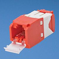 Panduit CJD5E88TGRD Modular Connectors / Ethernet Connectors Mini-Com Shuttered Module Cat 5e UTP