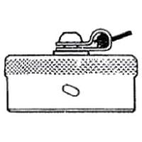 Nắp Đầu Nối Mặt Bích Vuông Nắp Đậy Đầu RJ45 Cat5e Màu Đen Amphenol Socapex RJFC2B