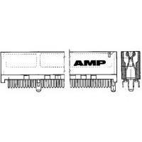 AMP Connectors - TE Connectivity 5650092-2 Standard Card Edge Connectors CONN ASSY DUAL POS
