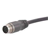 HARTING 21375100703050 Sensor Cables / Actuator Cables M17 Single Ended Overmolded Cable Assembly, 6+GND, 18AWG, straight male, PVC, 5.0m