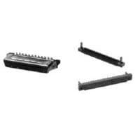 Đầu cắm cáp SCSI 100 chân có vỏ bọc dây màu xám AMP Connectors - TE Connectivity 1-750913-9