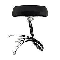 HUBER+SUHNER 1399.99.0215 안테나 SENCITY Tram MULTI 2G/3G/4G/5G 셀룰러, 와이파이 2.4/5 GHz, 와이파이 6E 및 듀얼 밴드 GNSS (베이더우, 갈릴레오, GPS, 글로나스) 지원