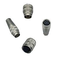 NorComp 878-05A-103RKT1 Connectors Male M16 Circular Connector Cable Kit A Code 5 Pin IP67 Straight Solder Cup