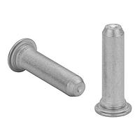 Phụ kiện lắp đặt Chốt đầu phẳng côn, thép không gỉ 400 PEM TP4-5MM-20