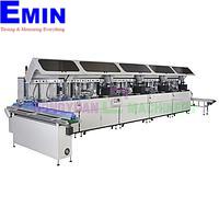 Máy in lụa giường phẳng 4 màu tự động Hoystar GW-4F-UV (2100pcs/h)