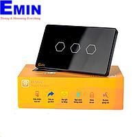 Datic DTSW03D WiFi Datic 3 Button Touch Switch (Black)