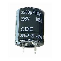 Cornell Dubilier (CDE) 381LX181M600A042 High Capacitance Snap-In Aluminum Capacitors 600V Snap-in at 180uF