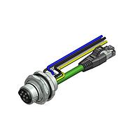 Amphenol CONEC 57-02389 Ethernet Cables / Networking Cables ENP-17-1-FSH2PST4PEDBU4-45S-RS8.33-2/2/G6/150/034